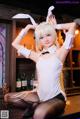 Coser@Sally多啦雪 (Sally Dorasnow): Sora Kasugano Bunny Suit (22 photos)